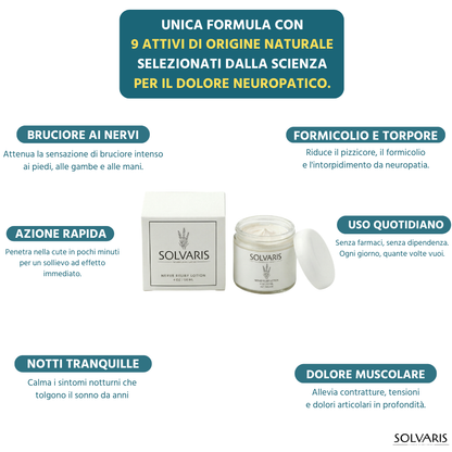 Solvaris — Un sollievo immediato dai dolori e fastidi neuropatici