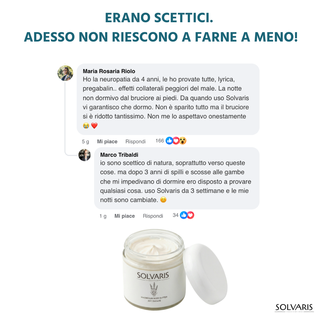 Solvaris — Un sollievo immediato dai dolori e fastidi neuropatici