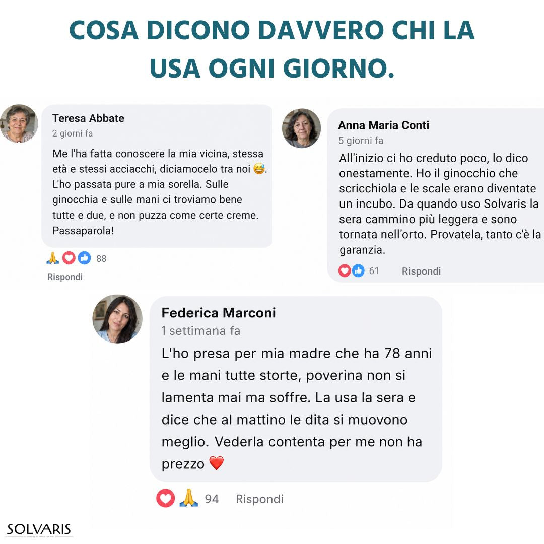 Solvaris |  Formula transdermica con MSM e Magnesio per una libertà di movimento duratura.