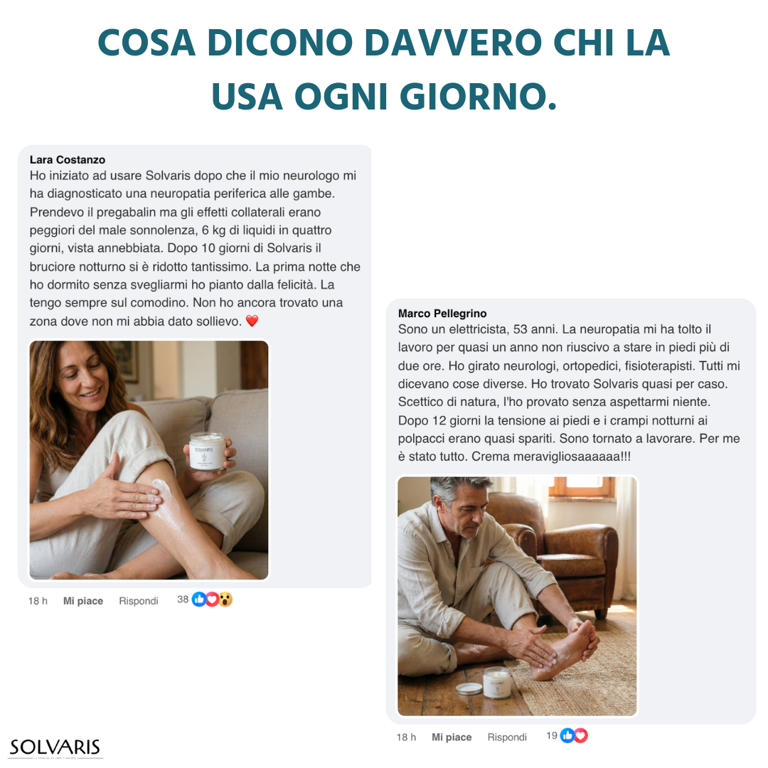 Solvaris — Un sollievo immediato dai dolori e fastidi neuropatici